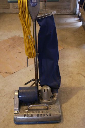 Cerified pile brush carpet restoration vacuum lifter