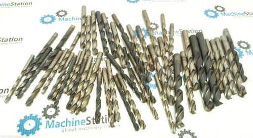 Assorted hss drills - 1/4&#034; to 37/64&#034; for sale