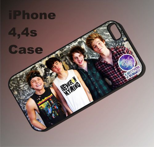 5SOS 5 Seconds of Summer Michael Clifford New Black Cover iPhone 4 4s Case