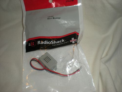 Radioshack 12VDC Mini Buzzer 12 Volt