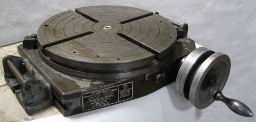 BRIDGEPORT 15&#034; HORIZONTAL ROTARY TABLE model RT-15 made in USA