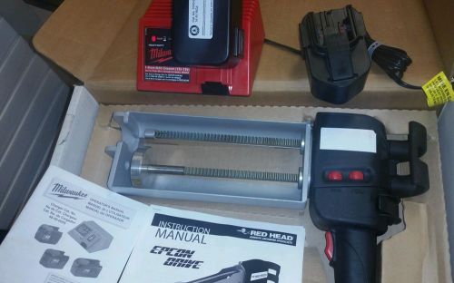 RED HEAD Epcon Drive Cordless Battery Powered Dispensing  with Milwaukee battery