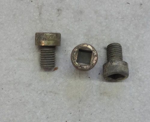 24 each 5/8-11 x 3/4&#034;  cap screws square drive new! for sale