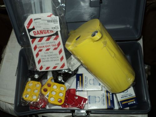 Brady lkx portablelockout kit, filled, electrical, for sale