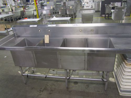Air-systems 4 comp sink with double drainboards for sale