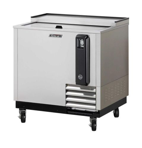 36&#034; bottle cooler stainless exterior with 1 sliding door tbc-36sd for sale