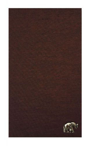 Silk Blend &amp; Elephant Guest Check Presenter &amp; Holder for Waitstaff Waitress