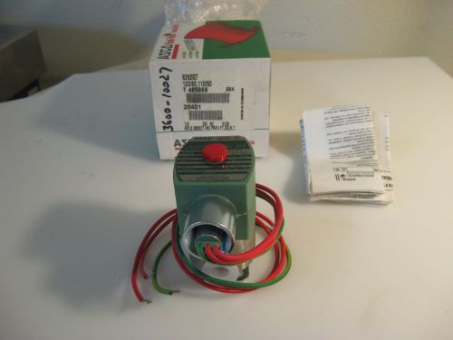 Asco red hat solenoid valve 8262g7 120/60, new for sale