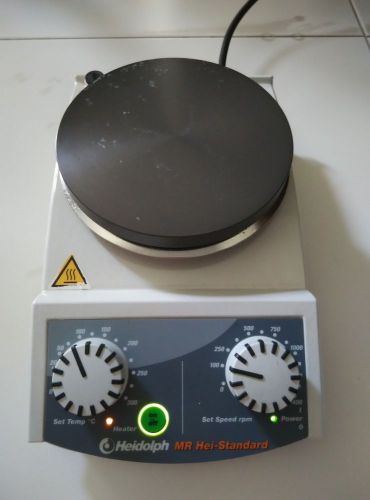 Heidolph MR HEI Standard Stirrer Hotplate &amp; EKT Hei Con probe D91126 (USED)