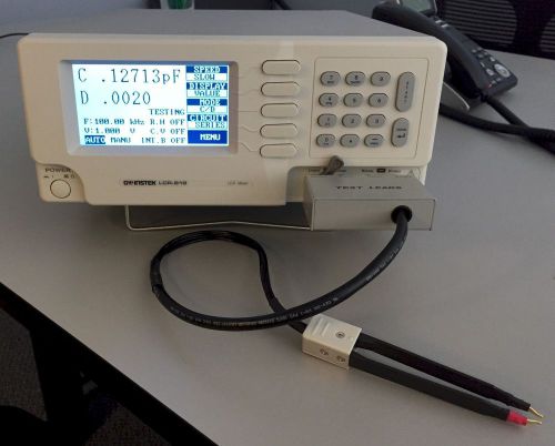 GW Instek LCR-819 Impedance Meter with LCR-08 SMD and LCR-06A Probes