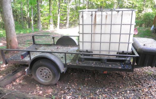 UTILITY TRAILER CUSTOM MADE, 5&#039;X10&#039;, 14 TIRES, 2,500 LB.CAP. WATER TANK,TOOL BOX