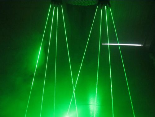 Bright &amp; Steady 532nm green laser glove / stage laser show/laser dance / L and R