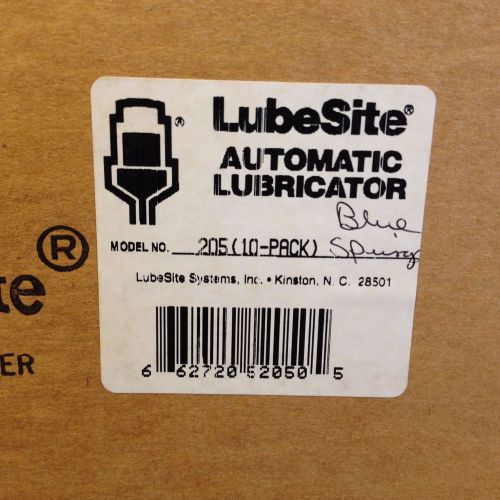 Lube site systems automatic lubricator 205