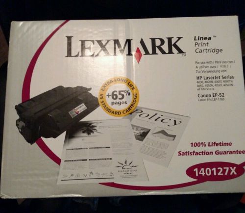 Genuine Lexmark 140127X Linea Print Cartridge HP LaserJet 4000 4050 Canon EP-52-
							
							show original title
