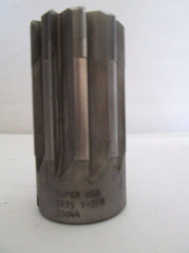 Morse Shell Reamer 1-7/8&#034; 5625 Carbide Tipped Straight 10 Flute USA