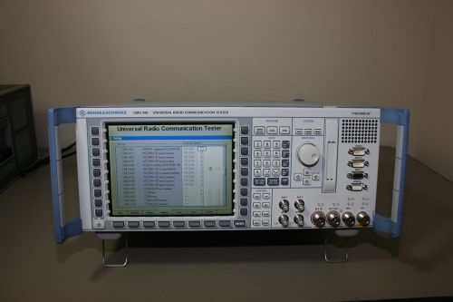 Rohde schwarz cmu200 with gsm, wcdma, hsdpa, bluetooth, calibrated with warranty for sale