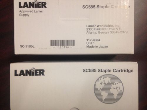New Lanier SC585 Staple Cartridge 117-0334 LOT OF 2