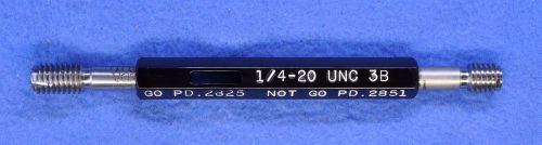 1/4-20 unc-3b thread plug gage go no/go - 0.250 - alameda - wirecoil for sale