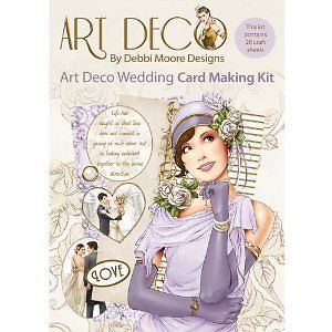 Debbi Moore Designs DMNC013 Art Deco Card Making Kit, Wedding 271289