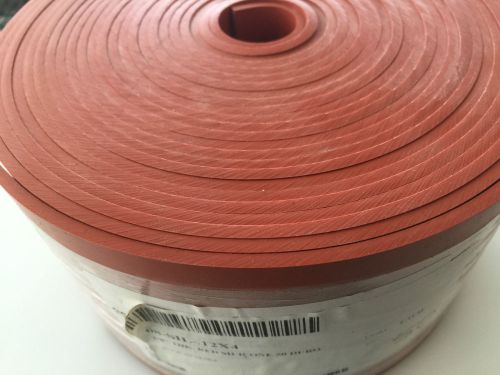 1/8&#034;  roll, red silicone, 1/8 x4 in x 5 ft, red, 50a for sale