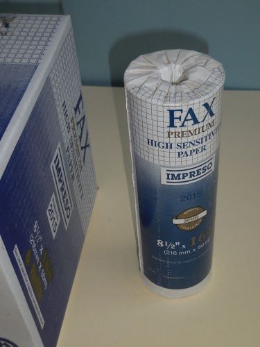 IMPRESO Thermal Fax Facsimile Paper-PREMIUM HIGH SENSITIVITY PAPER (1. ROLL)