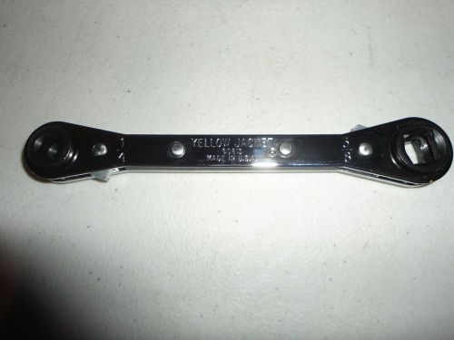 Yellow jacket 60613 3/16&#034; x 1/4&#034; sq. x 5/16&#034; x 3/8&#034; sq ratchet wrench for sale