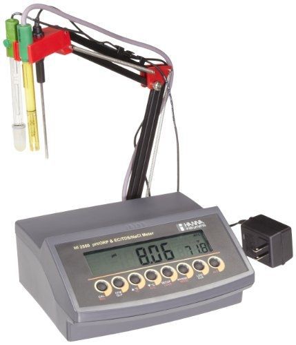 Hanna Instruments HI 2550 pH/ORP/EC/TDS/NaCl Benchtop Meter