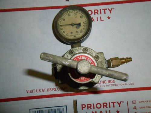 Vintage &#034;hannifin&#034; regulator valve ~ &#034;r2550&#034; ~ 125 psi ~ &#034;jas. p. marsh&#034; gauge for sale