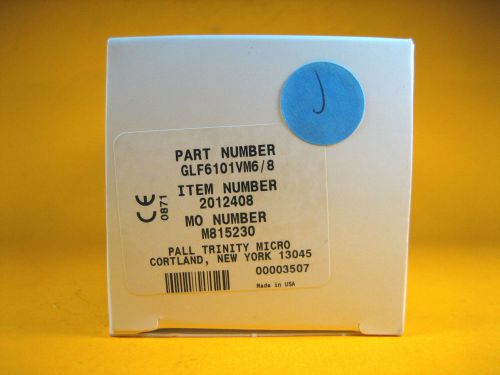 Pall Gaskleen -  GLF6101VM6/8 -  In-Line VCR Gas Filter Assembly *SEALED*