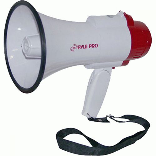 NEW PYLE PMP30 PROFESSIONAL MEGAPHONE /BULLHORN WITH SIREN