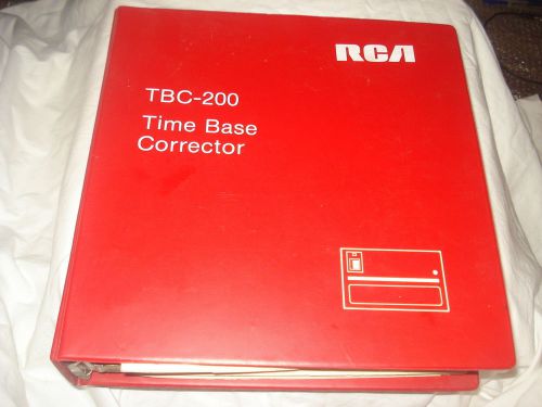 RCA TBC-200 Time Base Corrector Manual