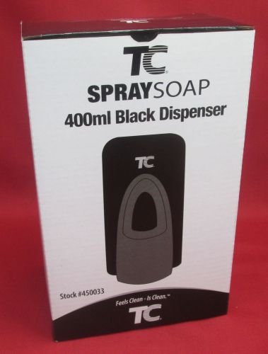 Factory case of 12 tc spray/soap 400ml dispenser black finish technical concepts for sale