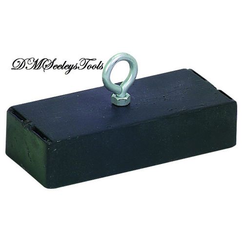 Retrieving magnet with 250 lb. pull heavy duty with eye bolt &amp; free shipping for sale