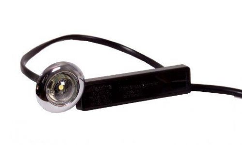 Maxxima m09370ycl yellow clear lens 1led strobe warning auxiliary 1&#034; round micro for sale
