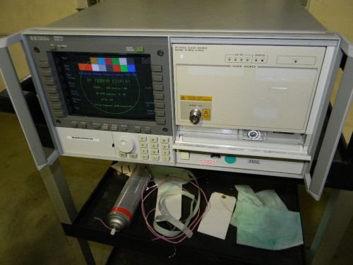 HP Agilent 70004A Display 4-Slot Mainframe Chassis, HP 70311A Clock Source