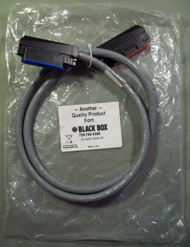 BLACK BOX ELN29T-0005-MF 50 PIN 25 CONNECTOR CABLE AVAYA STYLE ENDS M X F CAT5E