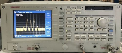 9khz-8Ghz SPECTRUM ANALYZER TRACKING GENERATOR R3162 ADVANTEST OPT 20 27 29 74