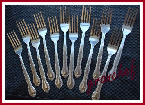 Dinner Fork ~ 12 pieces ~ Packed for Food Service Trade~ Elegance Pattern ~ NIB