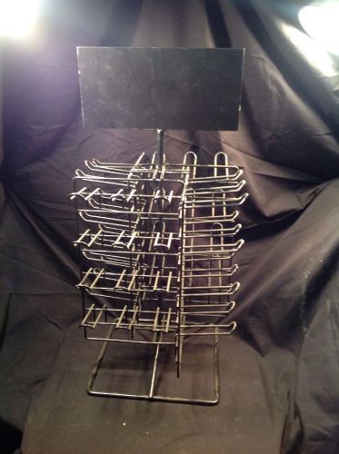 Small table top display rack for carded merchandise used for sale