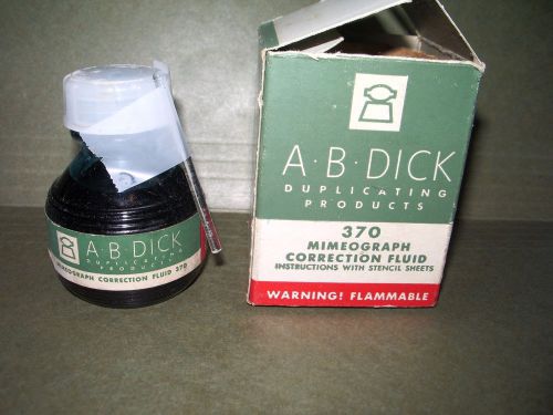 A b dick correction fluid  1 oz unused in box for sale