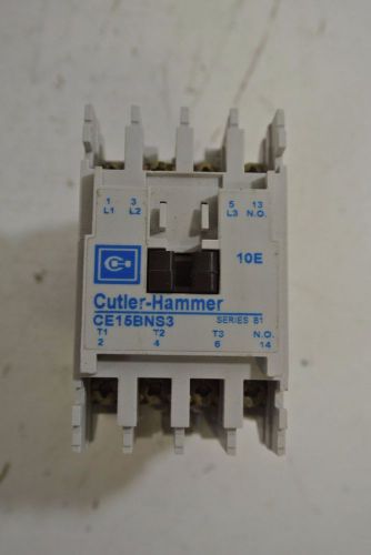 Cutler hammer contactor cat: ce15bns3 series b1 for sale