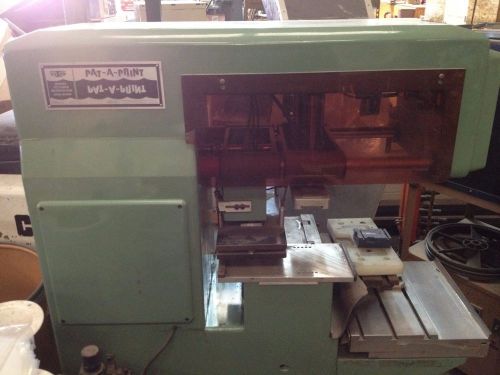 Pad Printing Press Pat-A-Print Model PAP810