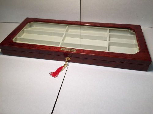 NEW Wood Display Case Guns,Knives,Coins,Artifacts,Jewelry,Watches,Collectors
