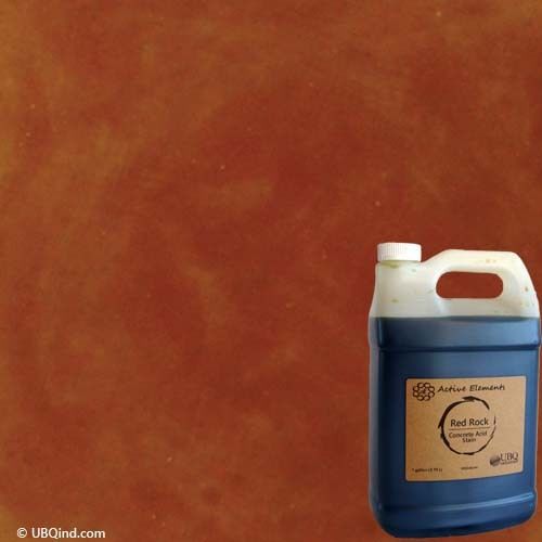 Concrete Stain - Active Elements by UBQind - Red Rock color - 1 gallon