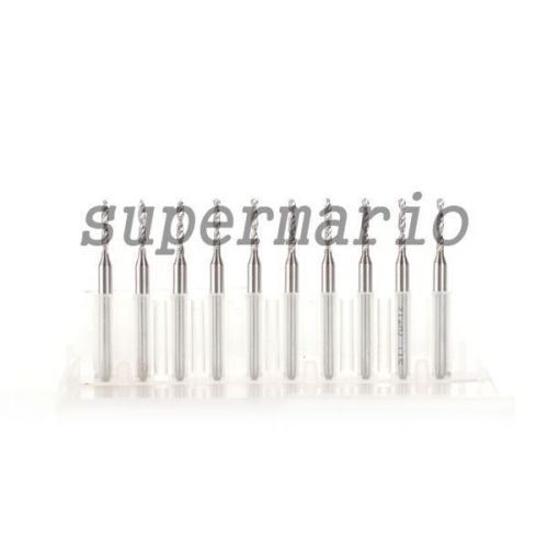 10 x 1.7mm carbide pcb jewelry cnc bits router  engraving bits tool for sale
