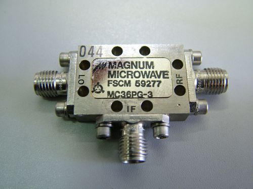 4 - 12GHz RF Mixer LO: 4 - 12GHz IF: DC-2GHz MC36PG-3 X BAND 10GHz