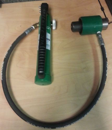 Greenlee 767a 767 hydraulic knockout hand pump with 746 ram- rebuilt for sale