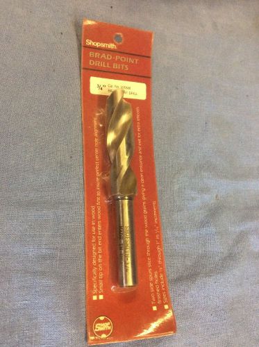 Shopsmith 3/4&#034; Brad Point Drill Bit, NEW, MADE IN USA