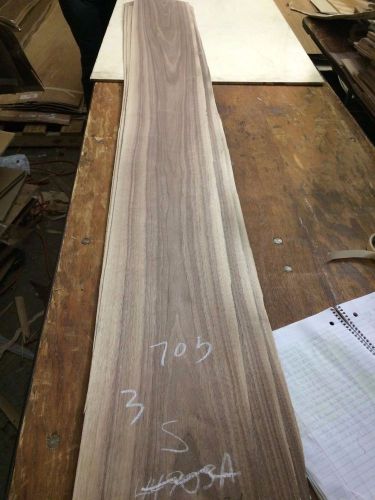 Wood  walnut    Veneers  81x9,10,10    total  3 pcs RAW VENEER N705..