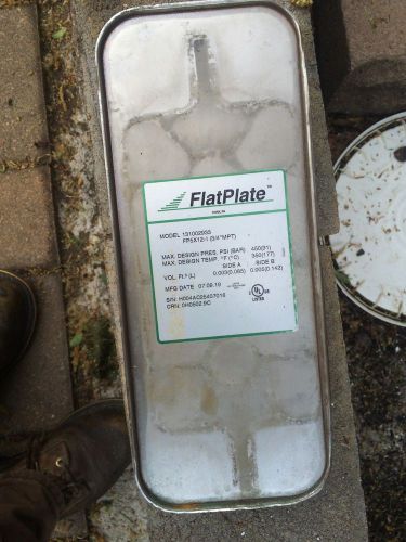 Flatplate fp5x12-12 (3/4 in mpt) heat exchanger max temp 350 for sale